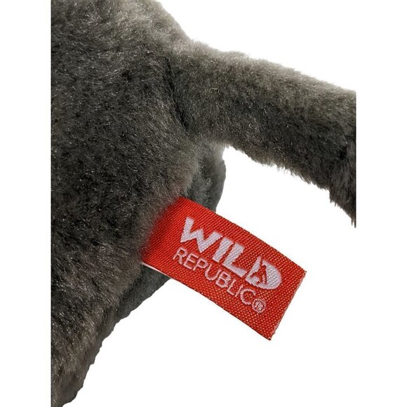 Wild Republic Gray Elephant Plush Stuffed Animal 10 Inch - Picture 5 of 6